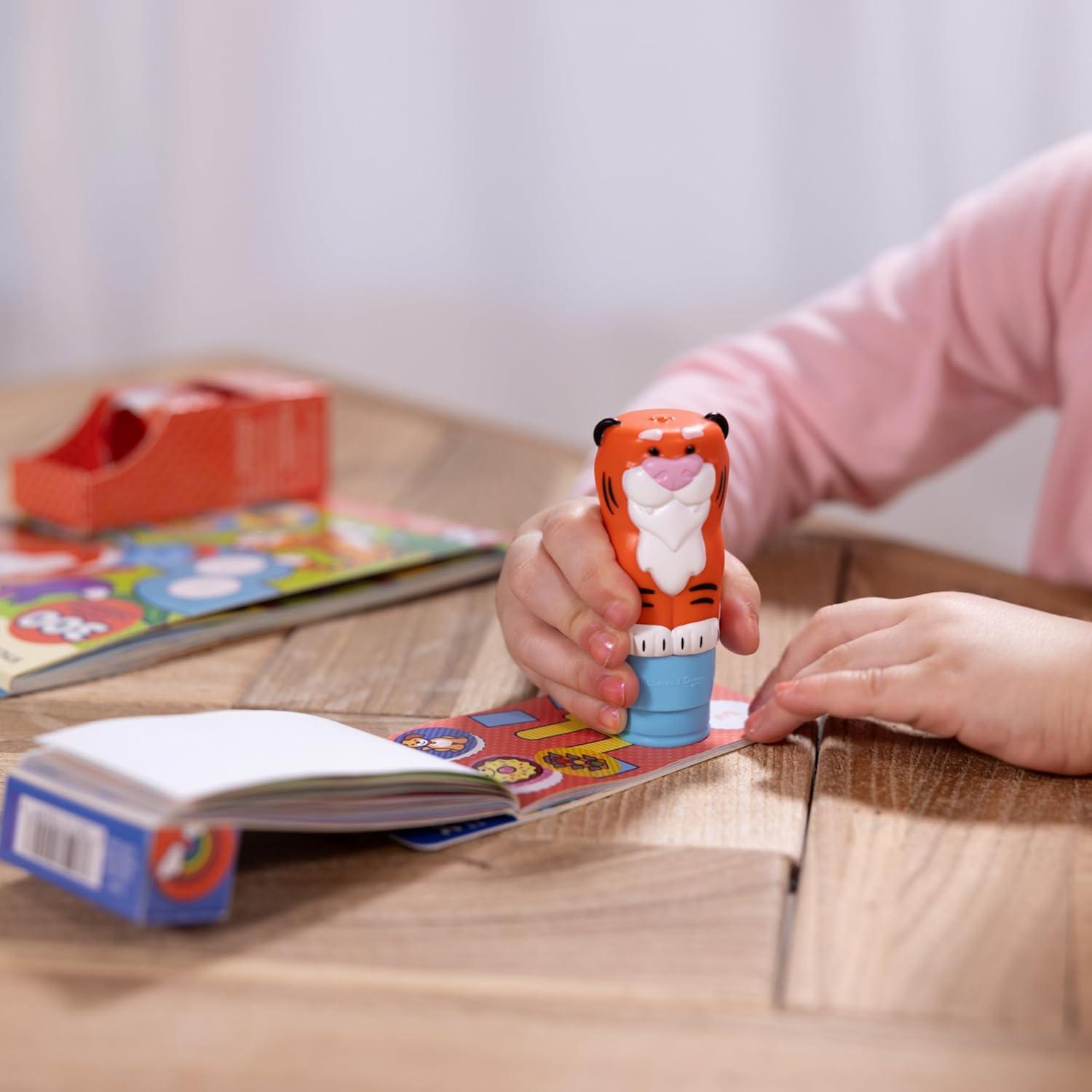 Calcomanías Melissa & Doug Tigre 300 piezas + cuaderno