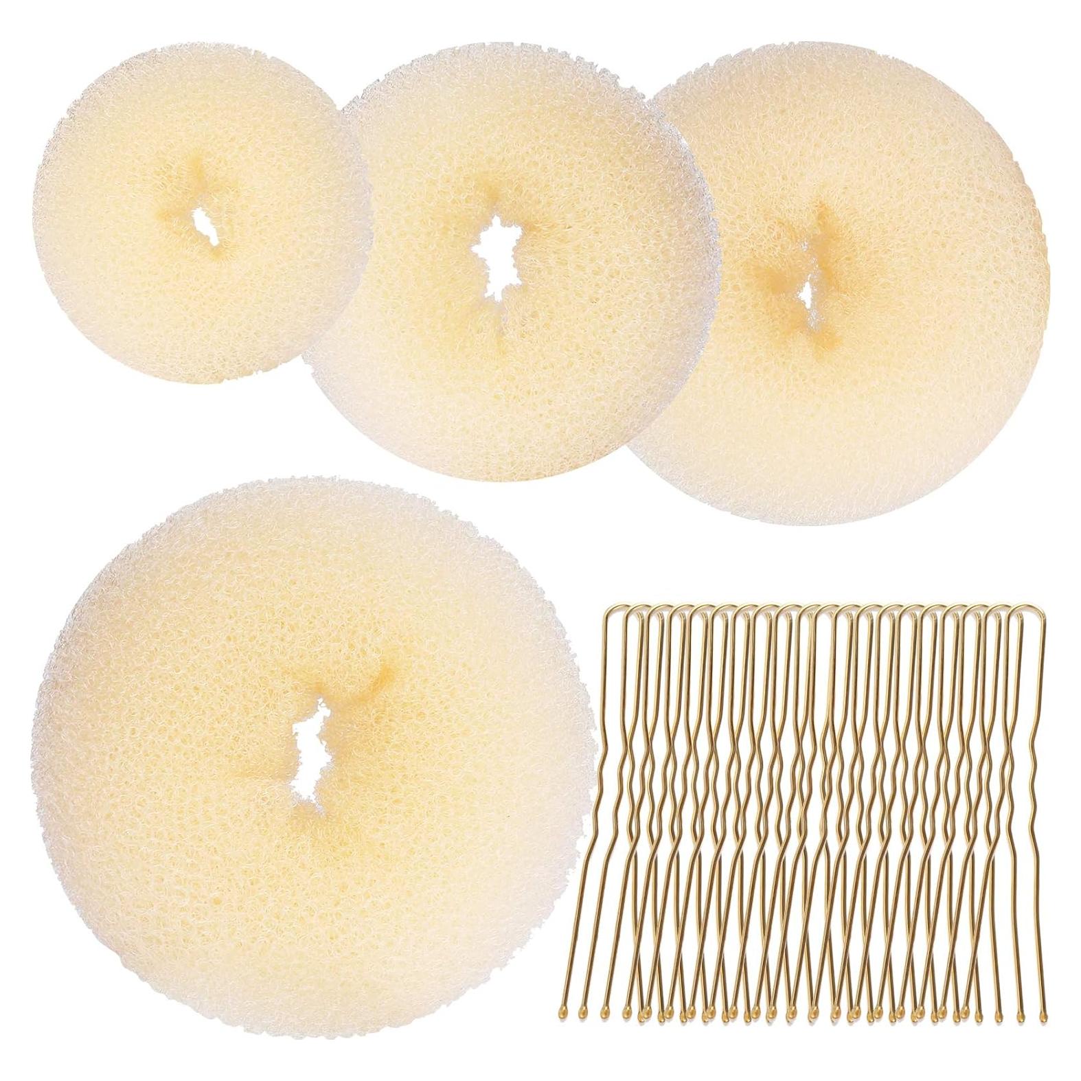 Juego de Hacedores de Moño Teenitor con 4 Tamaños y 20 Horquillas