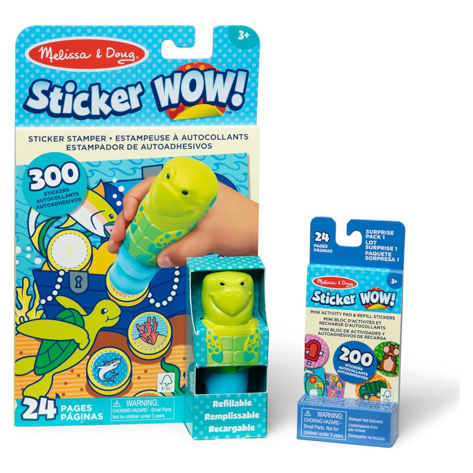 Melissa & Doug Sticker WOW! Tortuga Marina 500 Pegatinas