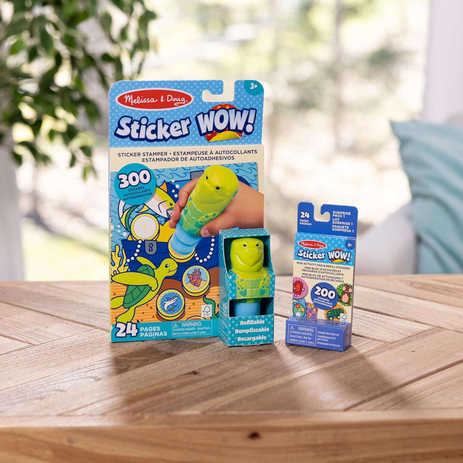 Melissa & Doug Sticker WOW! Tortuga Marina 500 Pegatinas