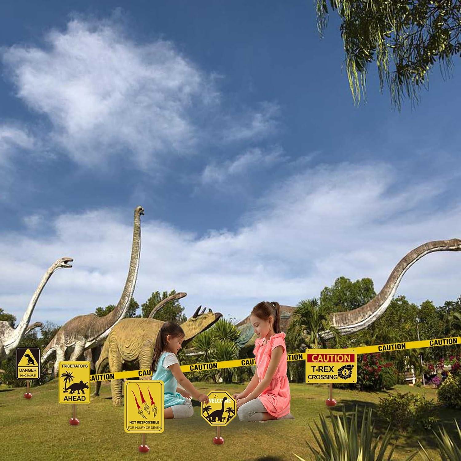 Decoraciones de Fiesta de Dinosaurios LSTAMOY 13 Piezas 30 cm