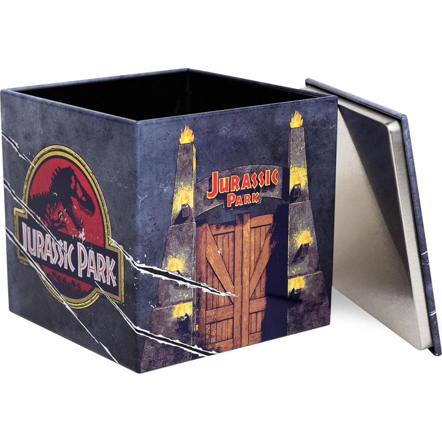 Caja de Almacenamiento Lata Jurassic Park Ukonic 10.16 cm