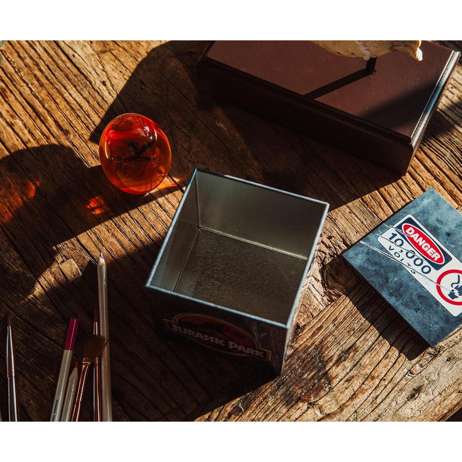 Caja de Almacenamiento Lata Jurassic Park Ukonic 10.16 cm