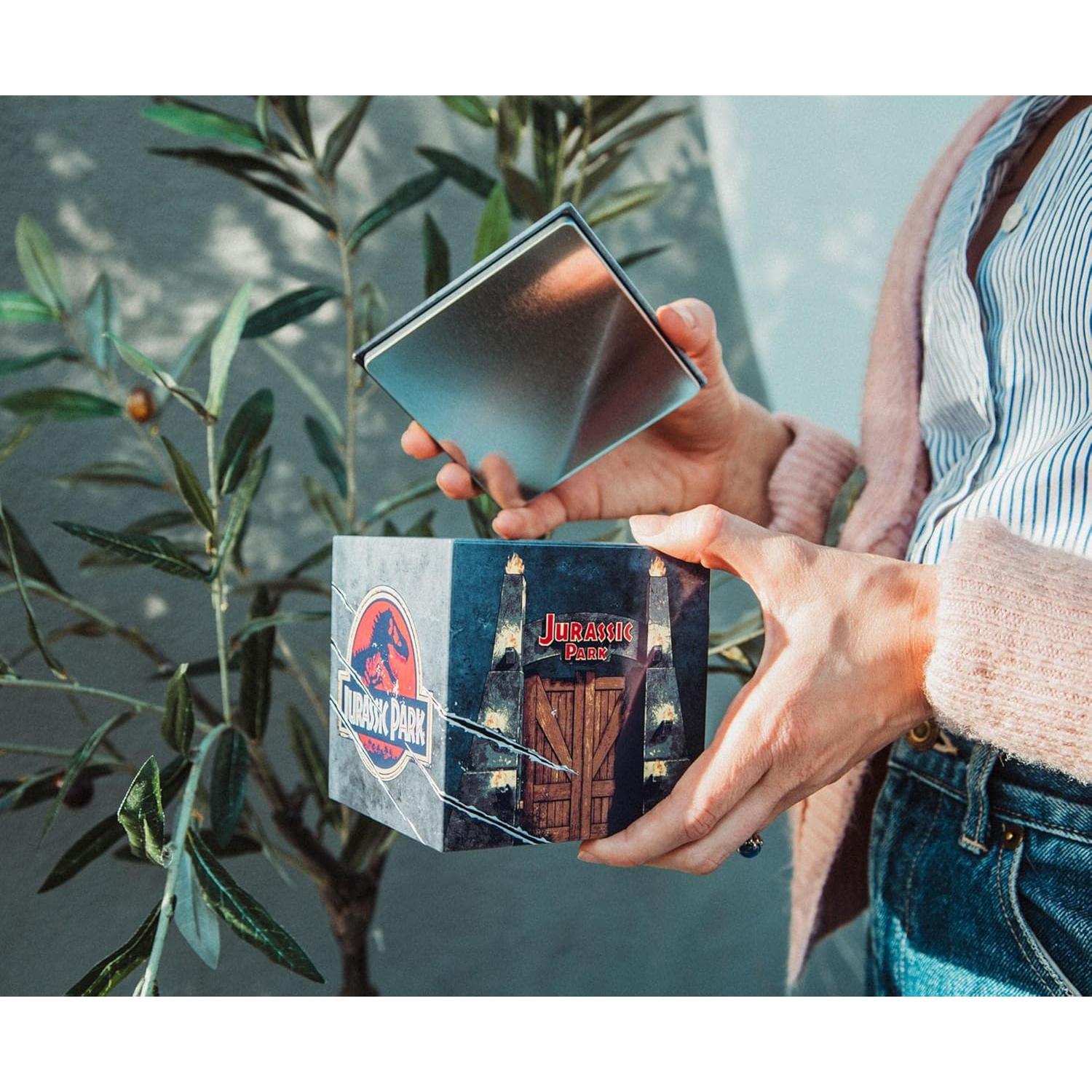 Caja de Almacenamiento Lata Jurassic Park Ukonic 10.16 cm