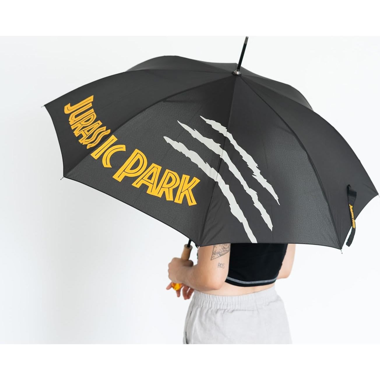 Paraguas Jurassic Park con Mango de Ámbar de Mosquito