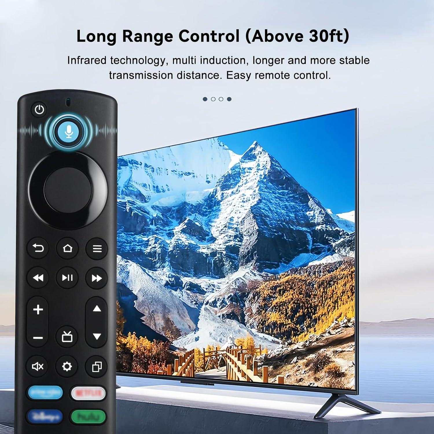 Control Remoto por Voz OROSAUR para Smart TV Insignia/Toshiba