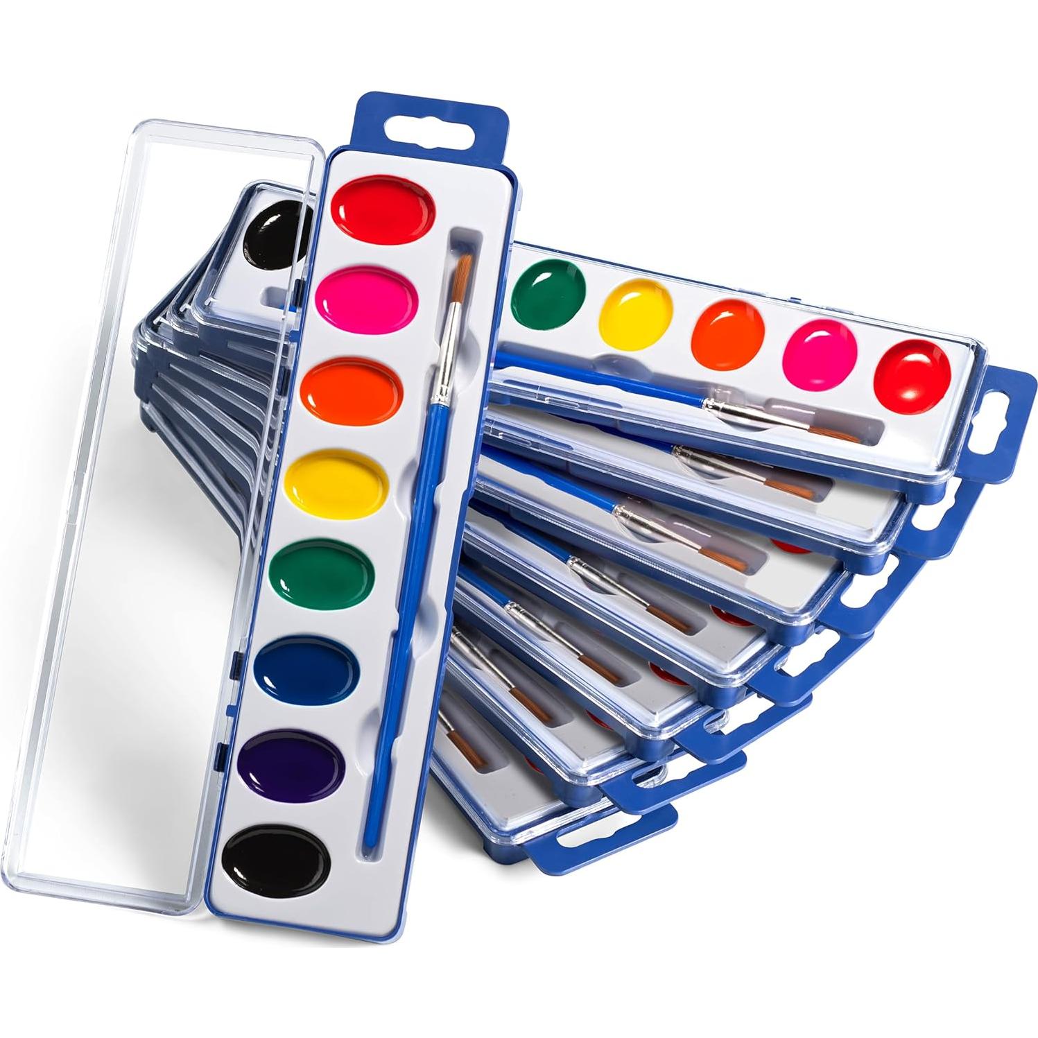 Conjunto de Pintura Acuarela Bedwina 12 Piezas Lavables