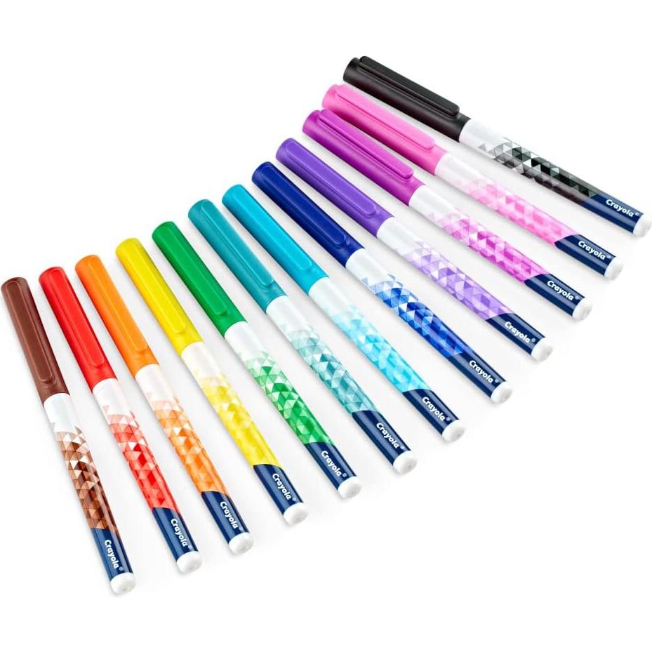 Marcadores Crayola Ultra Fina 12 Piezas Tinta Permanente