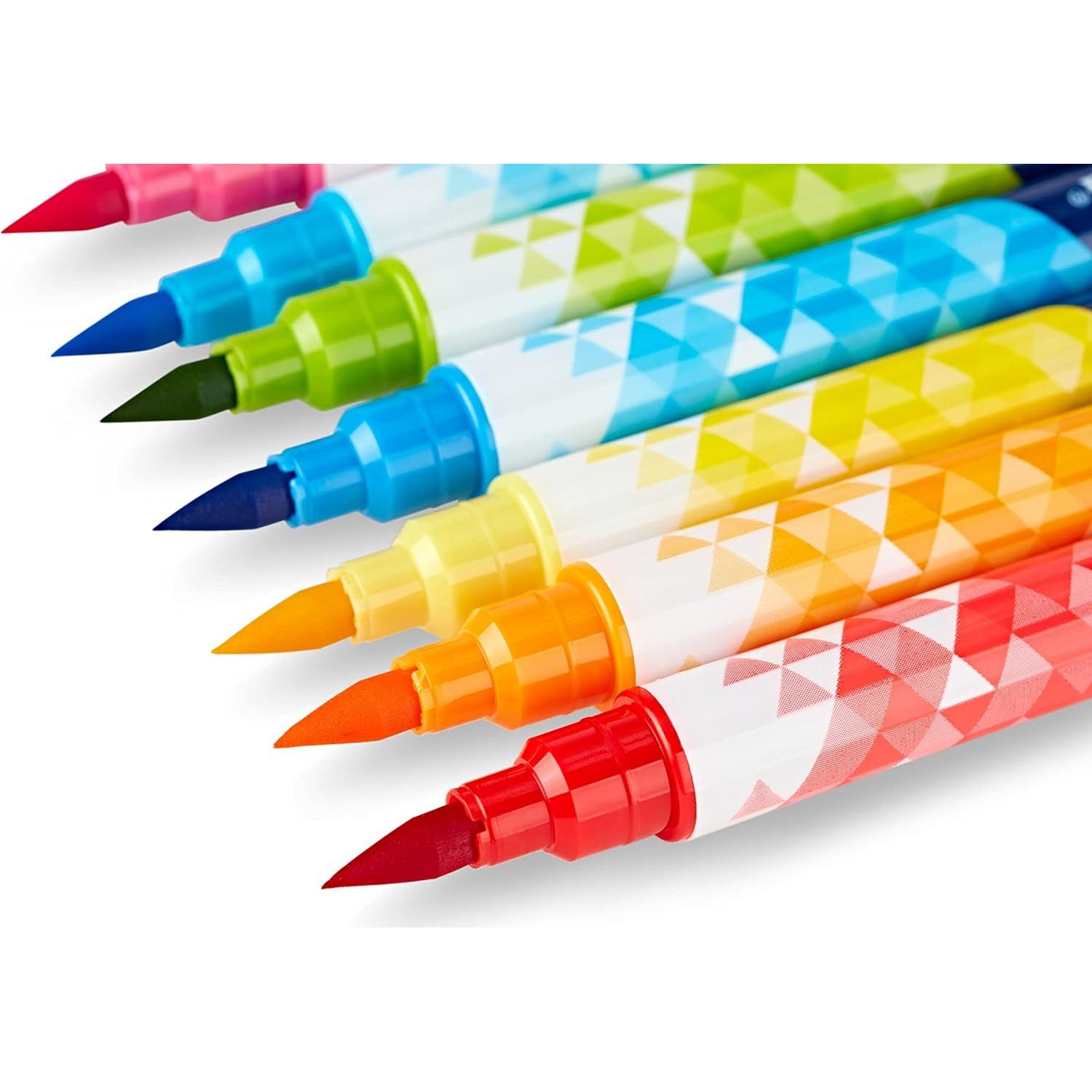 Marcadores Crayola Doble Punta Chisel y Pincel 12 Colores