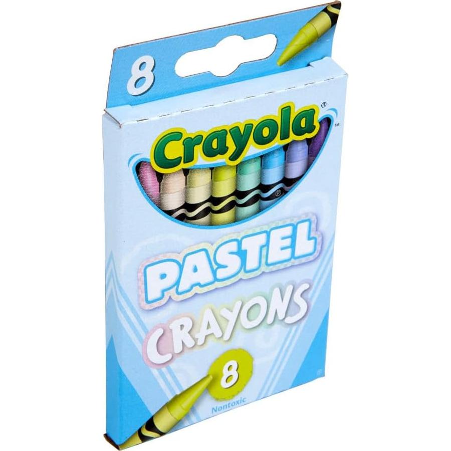 Crayola Crayones Pastel 8 Colores para Niños Suministros de Arte