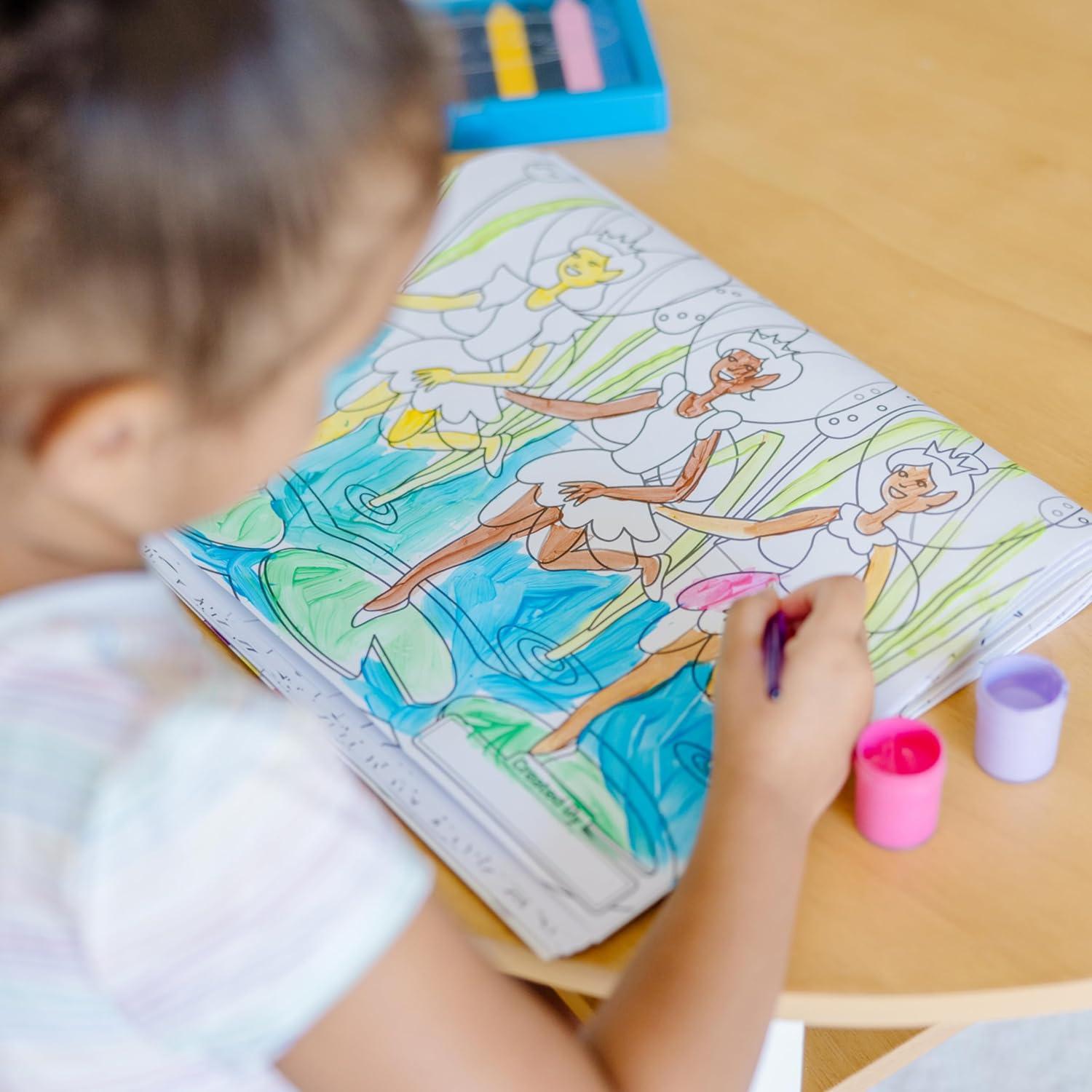 Cuaderno de Colorear Melissa & Doug 50 Páginas Princesa