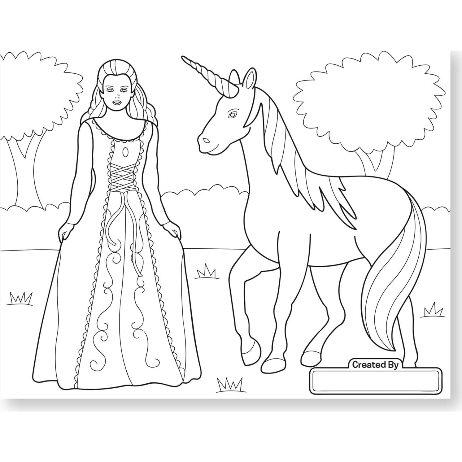 Libro de Colorear Melissa & Doug 50 Páginas Caballos y Más