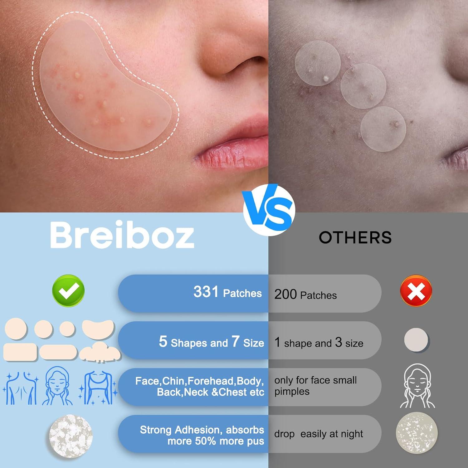 Parche Hidrocoloide para Espinillas Breiboz - 331 Parches