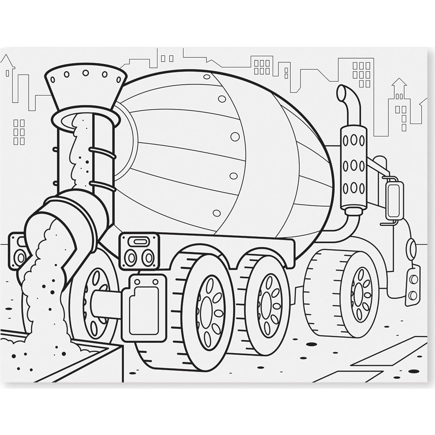 Cuaderno de Dibujo Melissa & Doug Vehículos - 50 Páginas