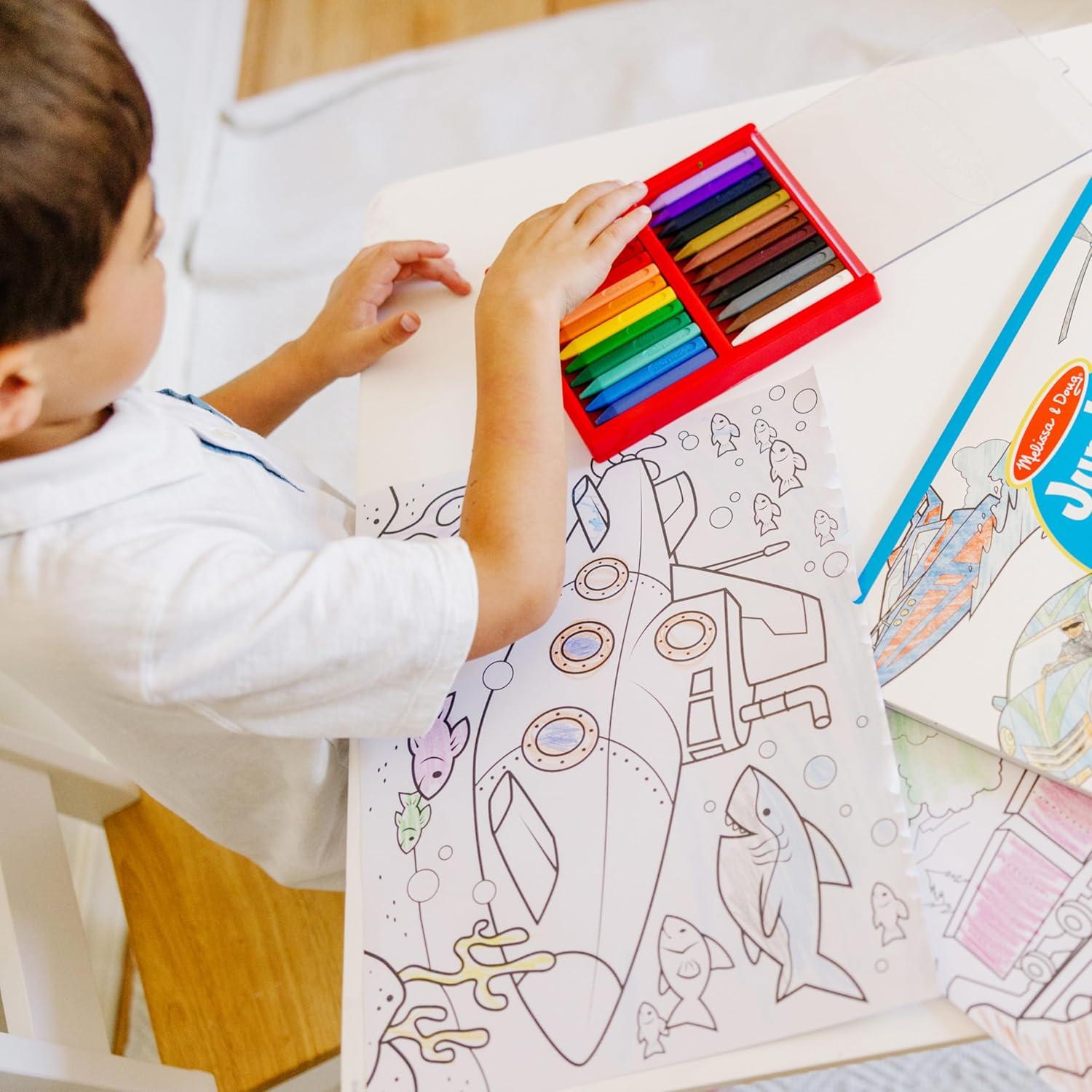 Cuaderno de Dibujo Melissa & Doug Vehículos - 50 Páginas