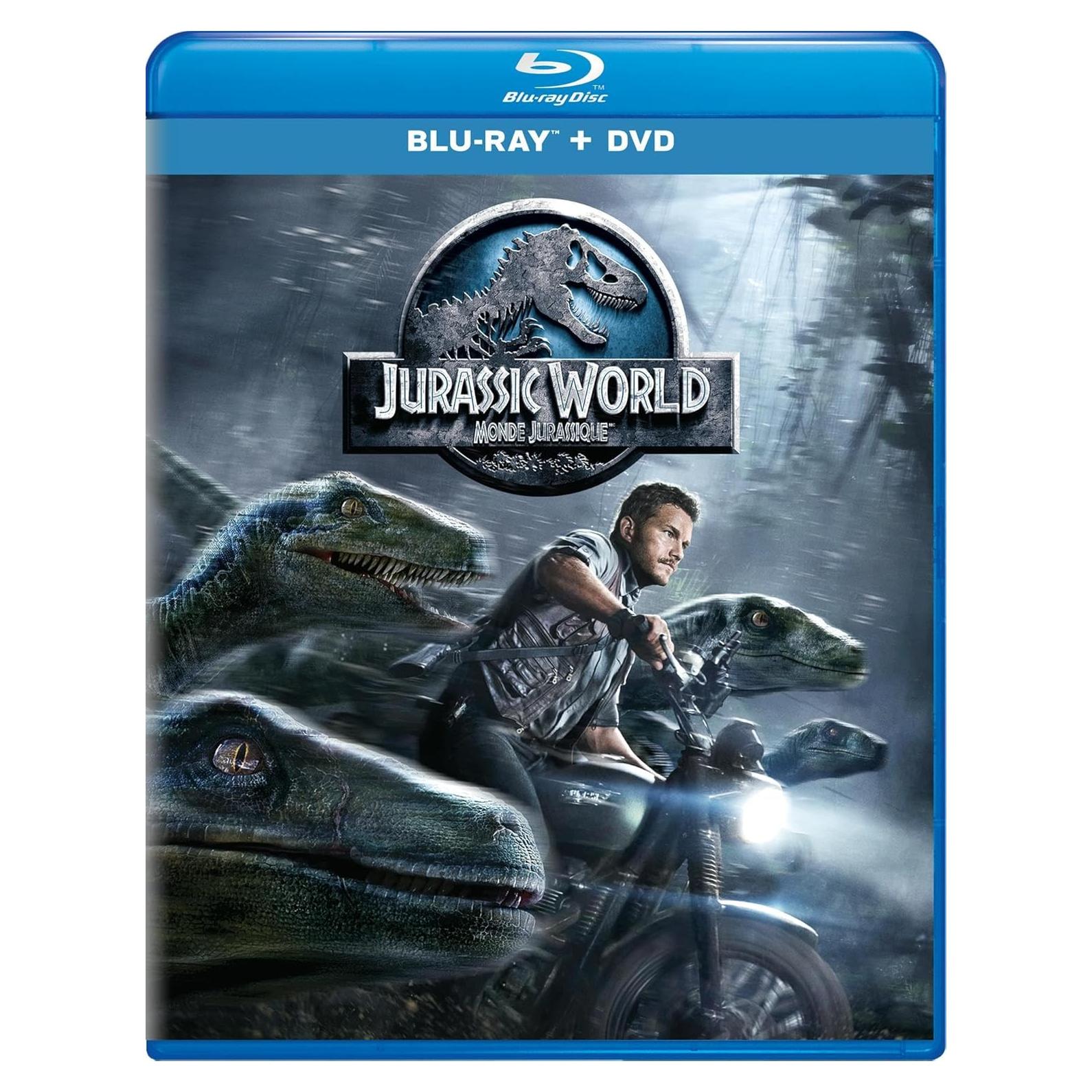 Jurassic World Blu-ray + DVD - Chris Pratt - 2 Discos