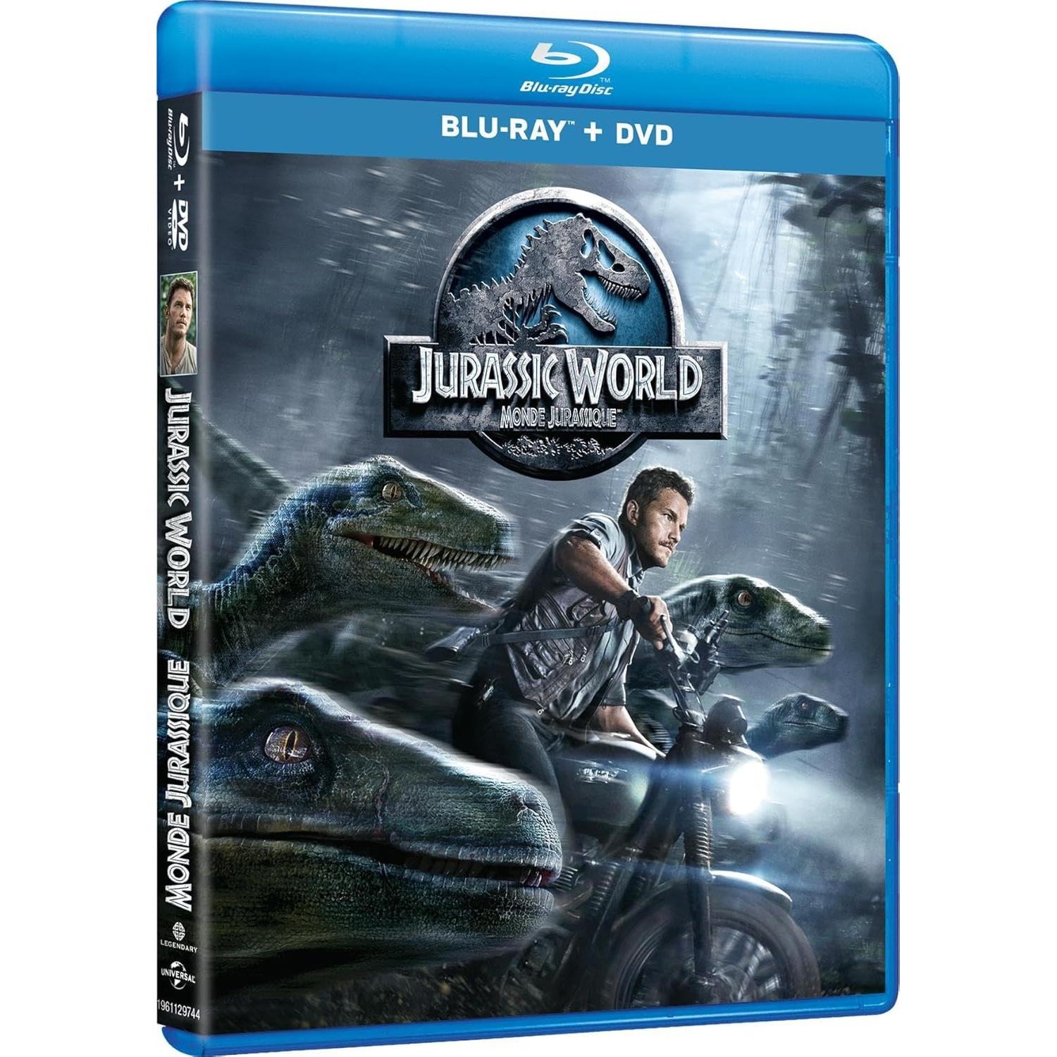 Jurassic World Blu-ray + DVD - Chris Pratt - 2 Discos