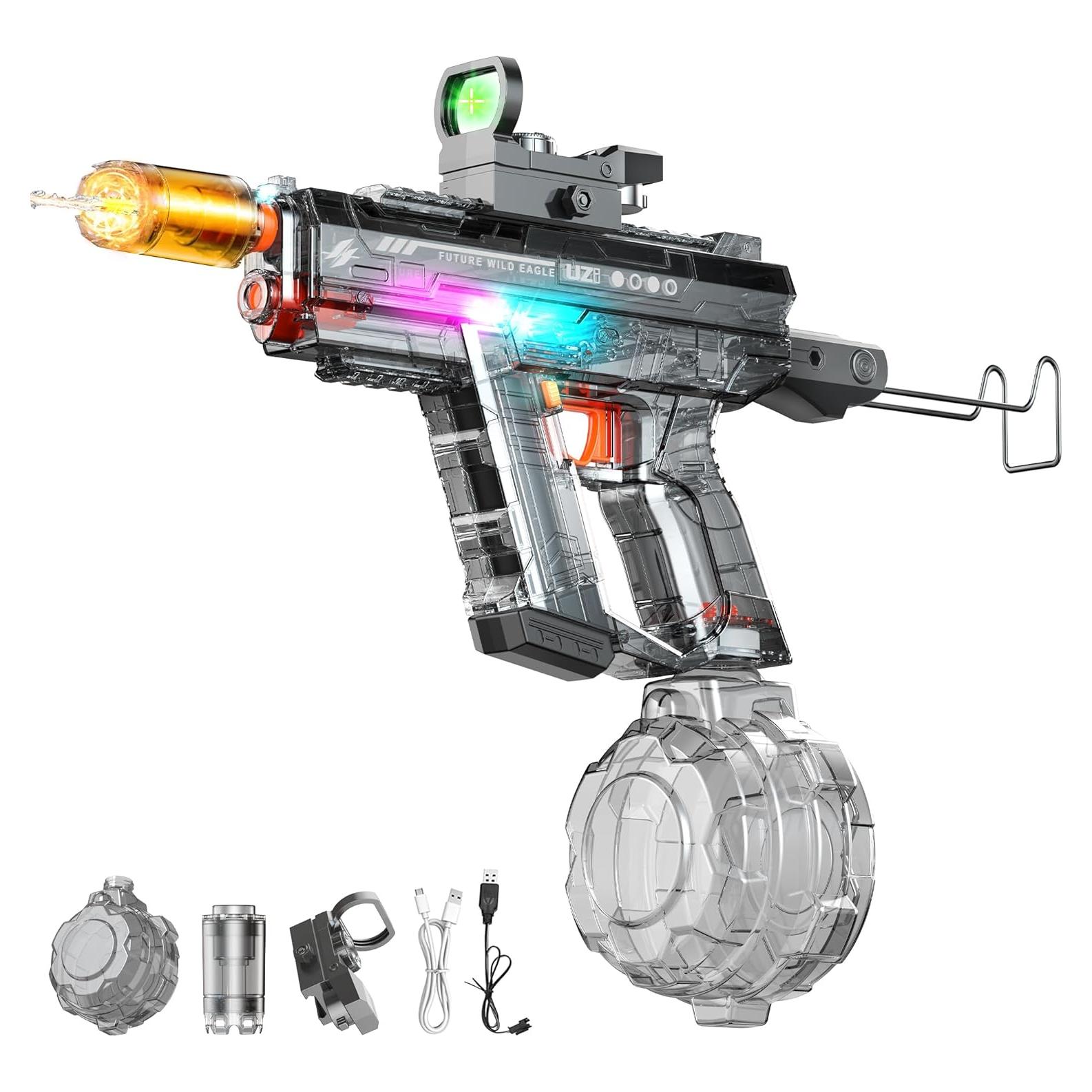 Pistola de Agua Eléctrica Automática Flybakiz Gris Oscuro