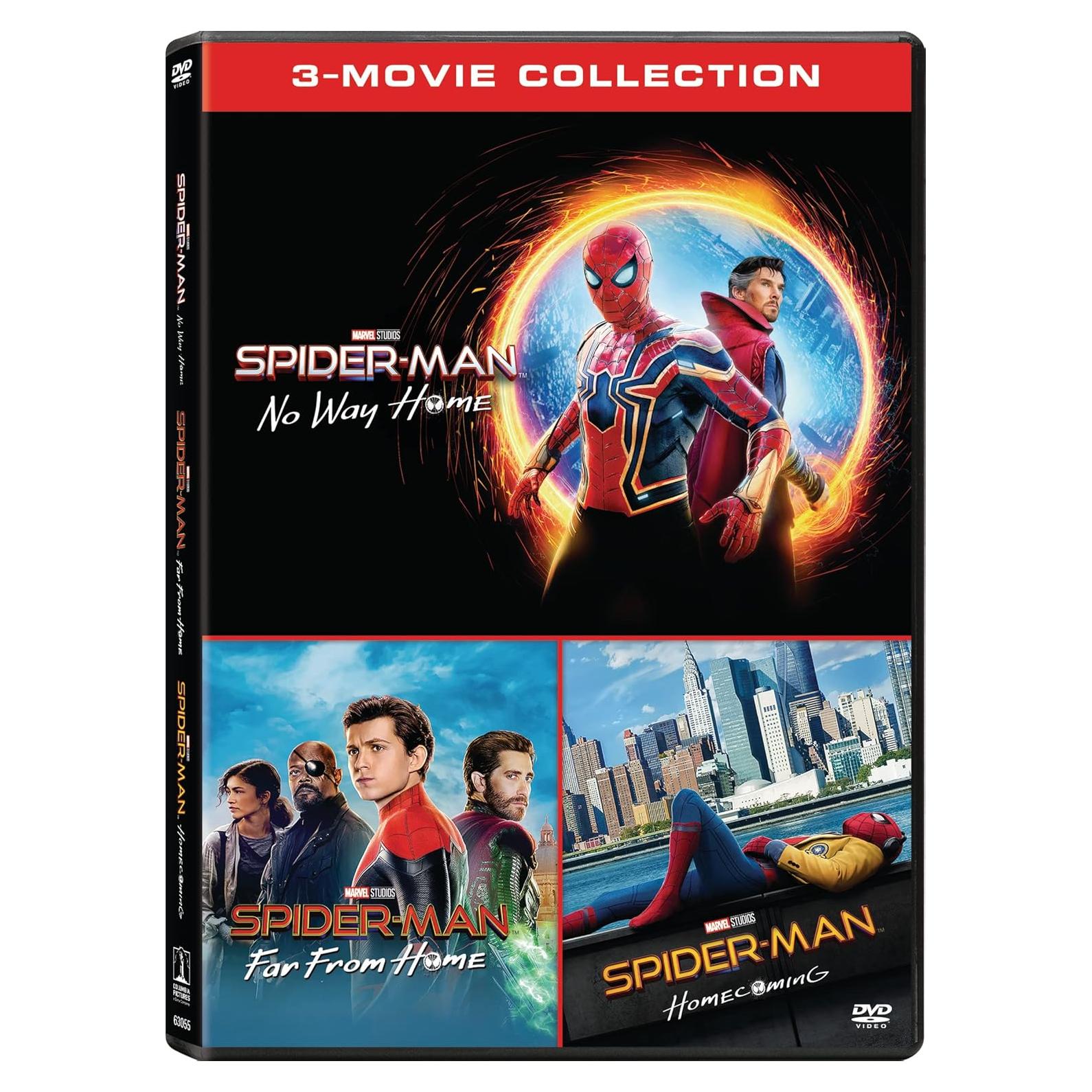 Spider-Man: Set de Películas en DVD - Tom Holland - 3 Discos