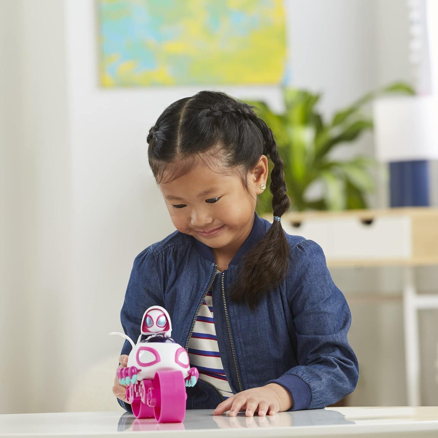 Set de Juego Spidey y sus Amigos Hasbro con 3 Vehículos y Figuras