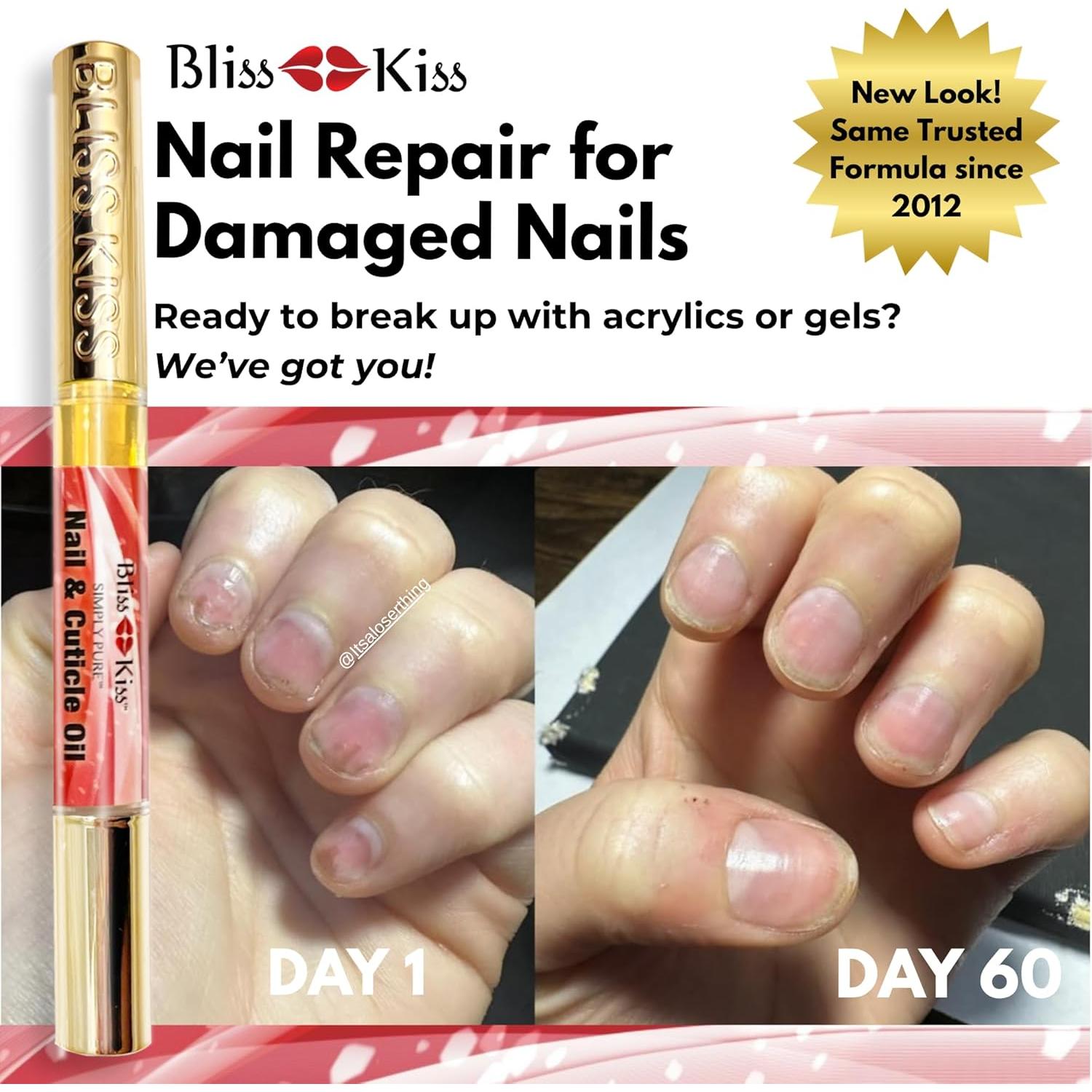 Bliss Kiss Aceite para Cutículas y Uñas 12.7cm Bastón de Caramelo