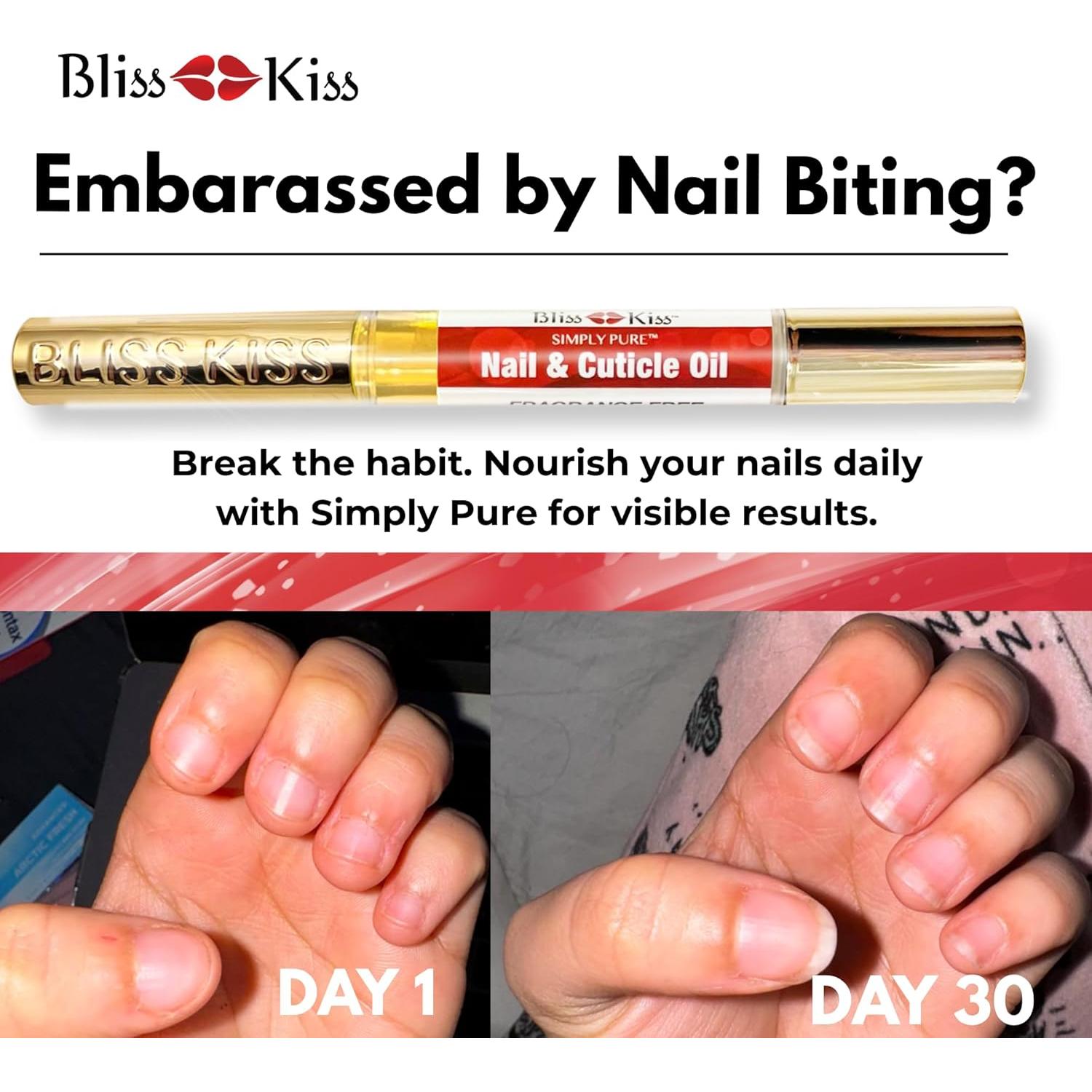 Bliss Kiss Aceite para Cutículas y Uñas 12.7cm Bastón de Caramelo