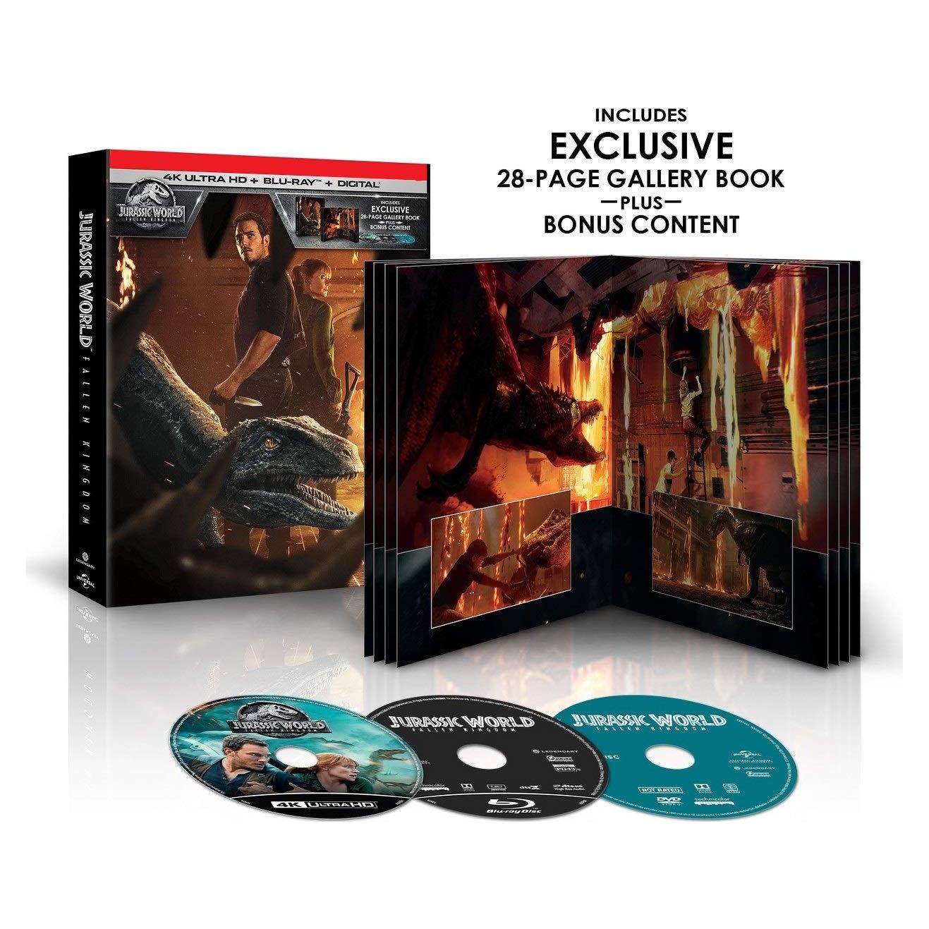 Jurassic World: Fallen Kingdom Edición Limitada 4K UHD + Blu-Ray