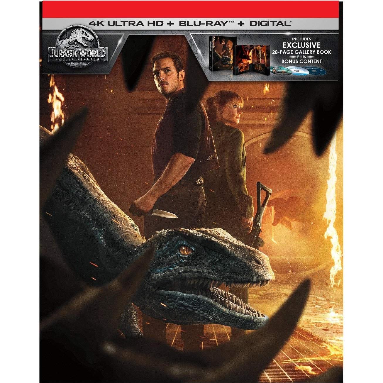 Jurassic World: Fallen Kingdom Edición Limitada 4K UHD + Blu-Ray