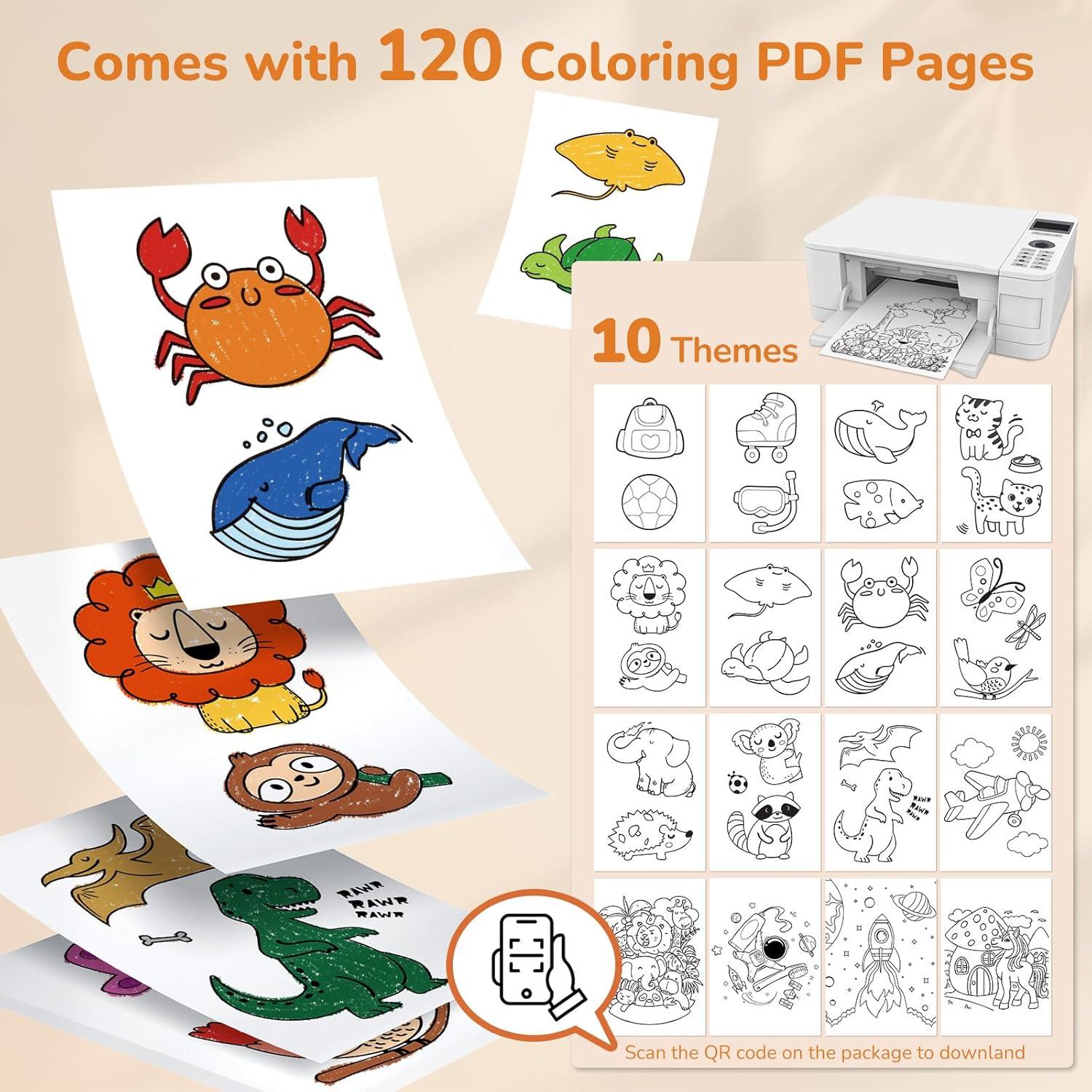 Crayones Jumbo JUPITEARTH 12 Colores Lavables para Niños