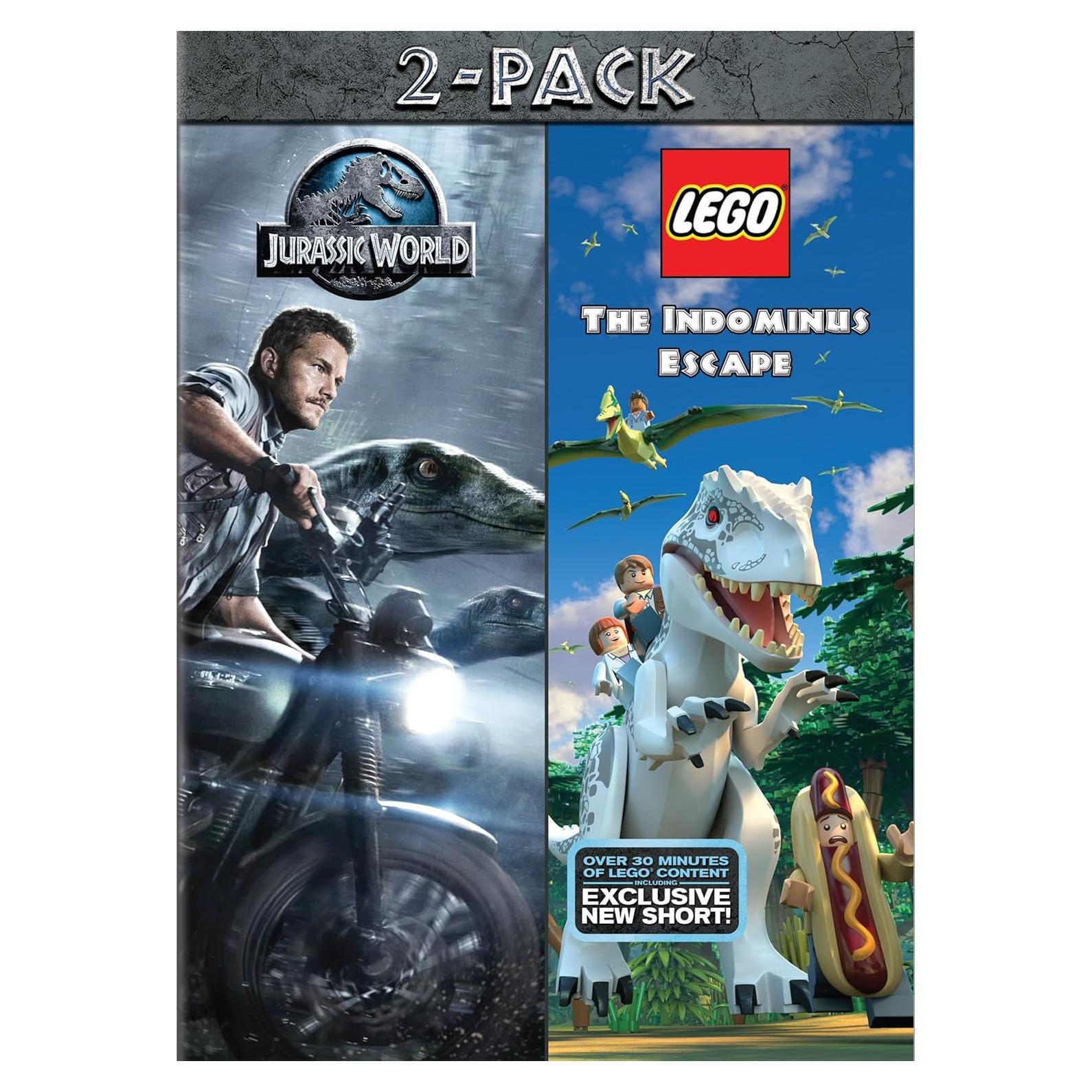 Jurassic World DVD 2-Pack - LEGO y Película - Universal