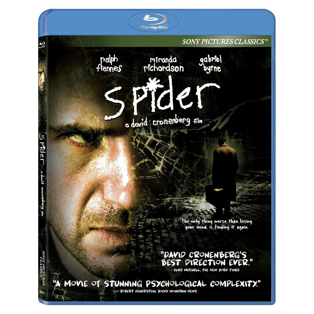 Spider Blu-ray Sony - Ralph Fiennes, David Cronenberg