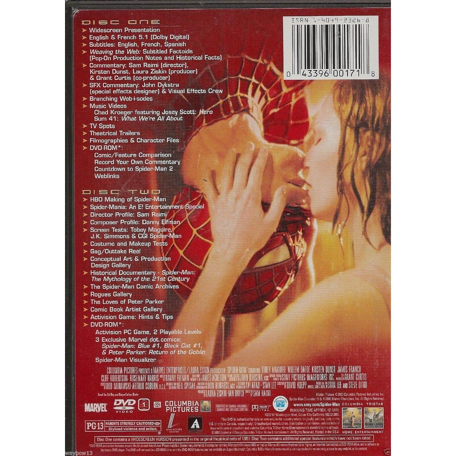 Spider-Man Edición Especial Widescreen DVD - Tobey Maguire