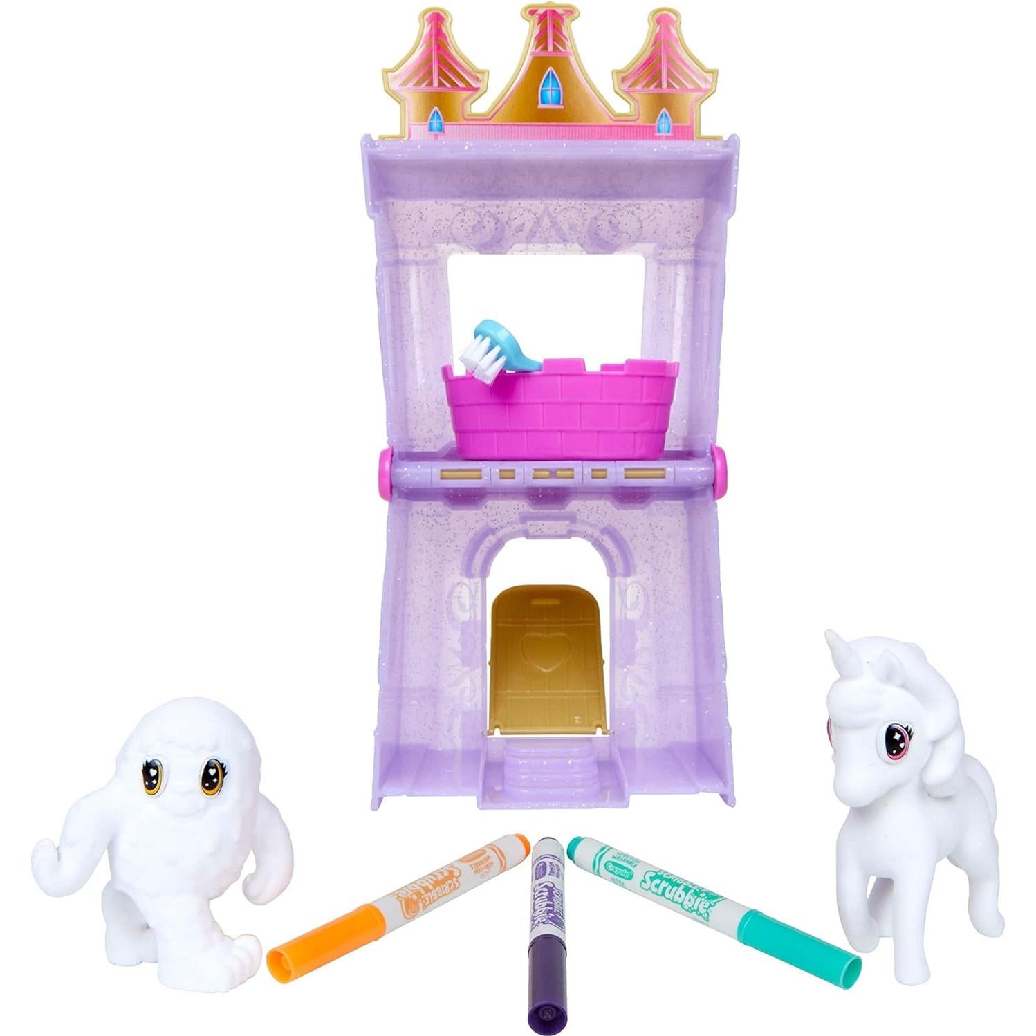 Juego de Palacio Crayola Scribble Scrubbie Mascotas