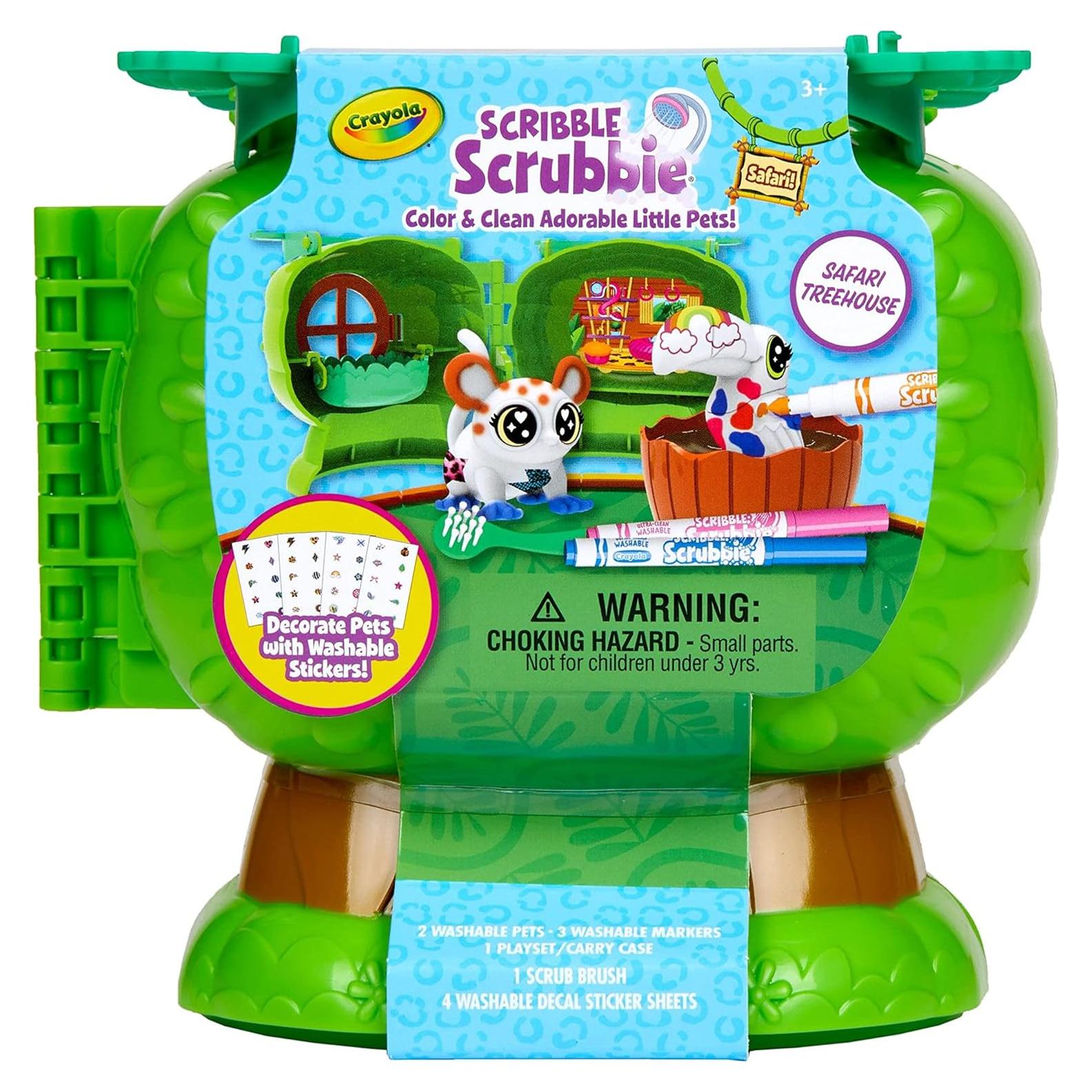 Casa del Árbol de Mascotas Crayola Safari con Estuche