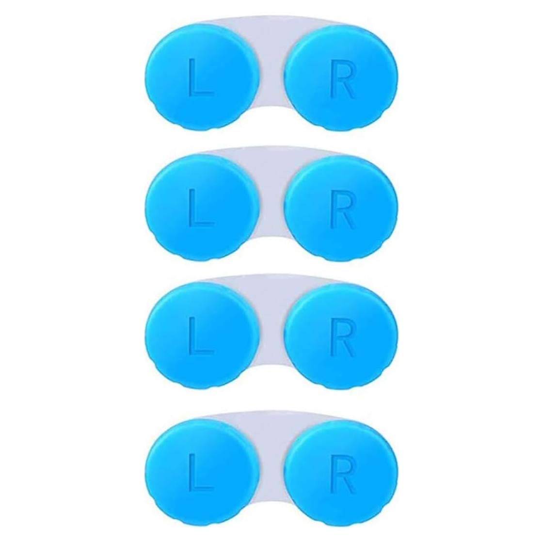 Estuches de Lentes de Contacto KISEER - 4 Piezas Coloridos