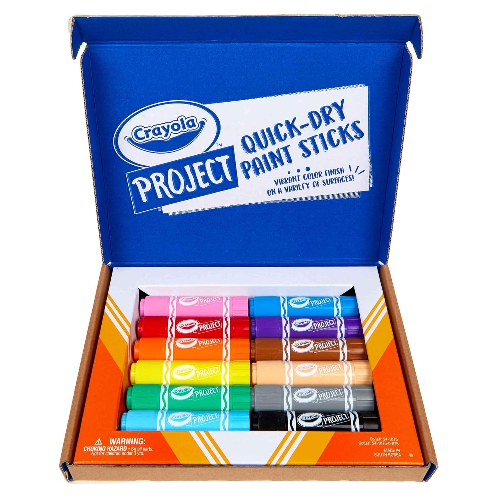 Palitos de Pintura Crayola Secado Rápido 12 Colores