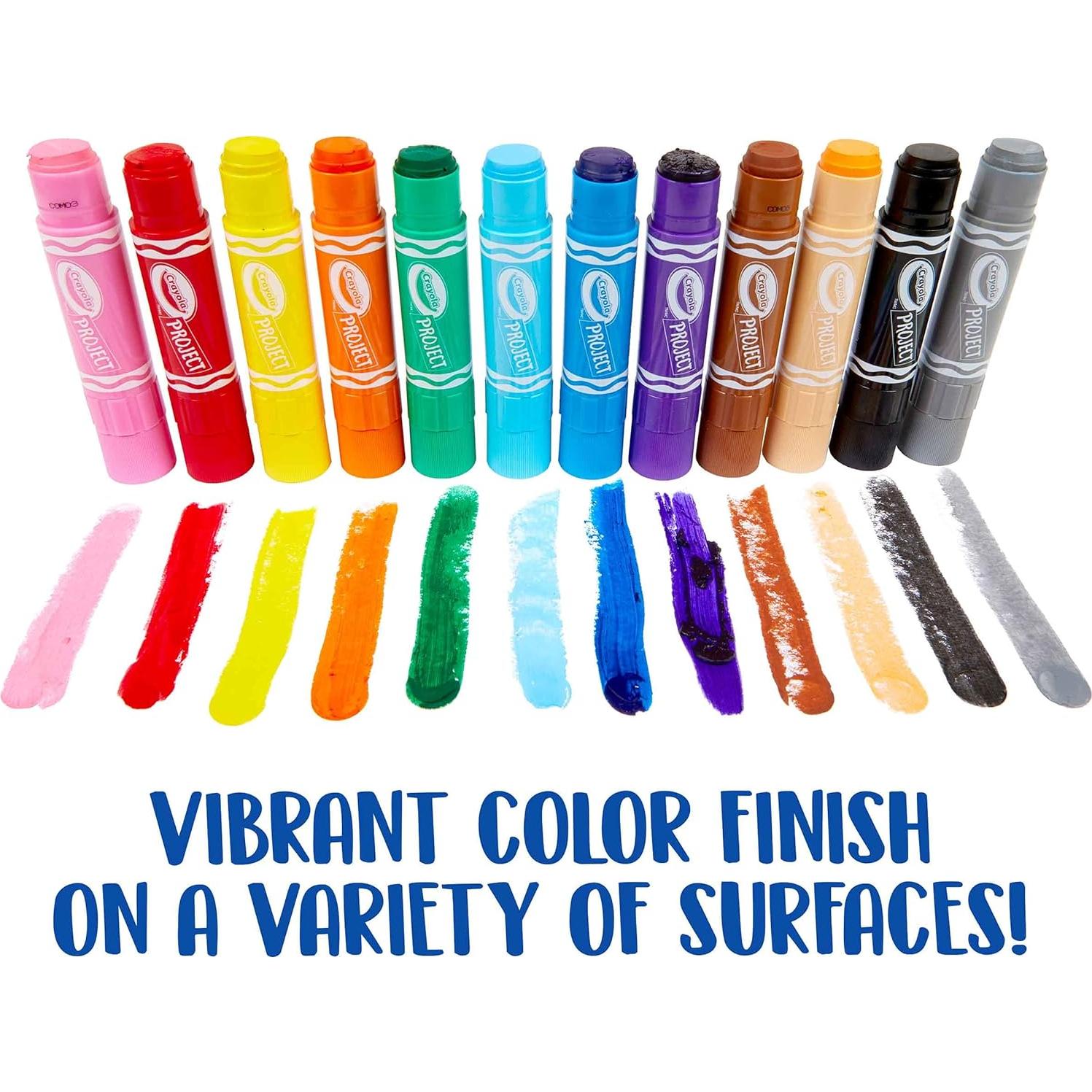 Palitos de Pintura Crayola Secado Rápido 12 Colores