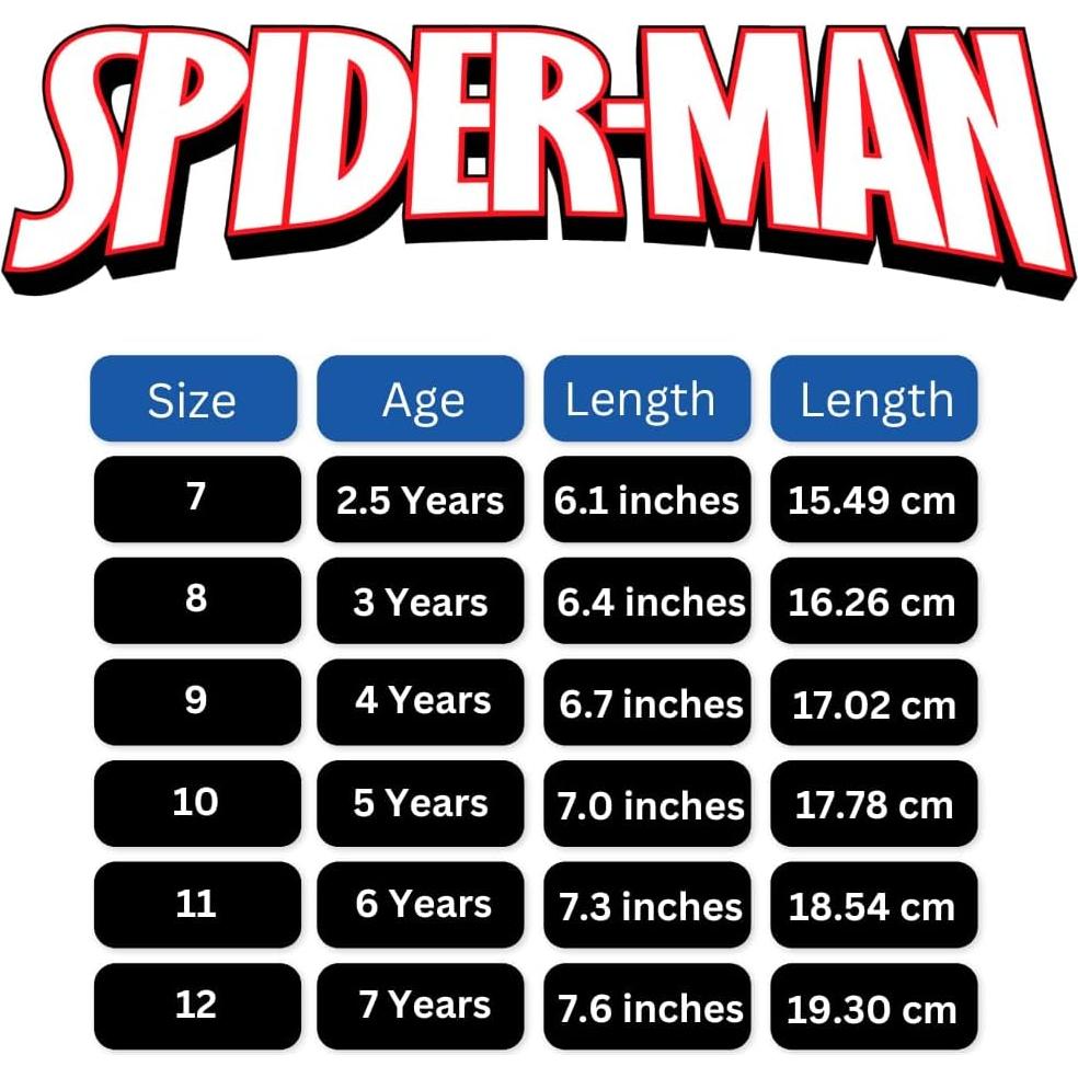 Zapatillas Spiderman LED para Niños - Azul Marino - T10