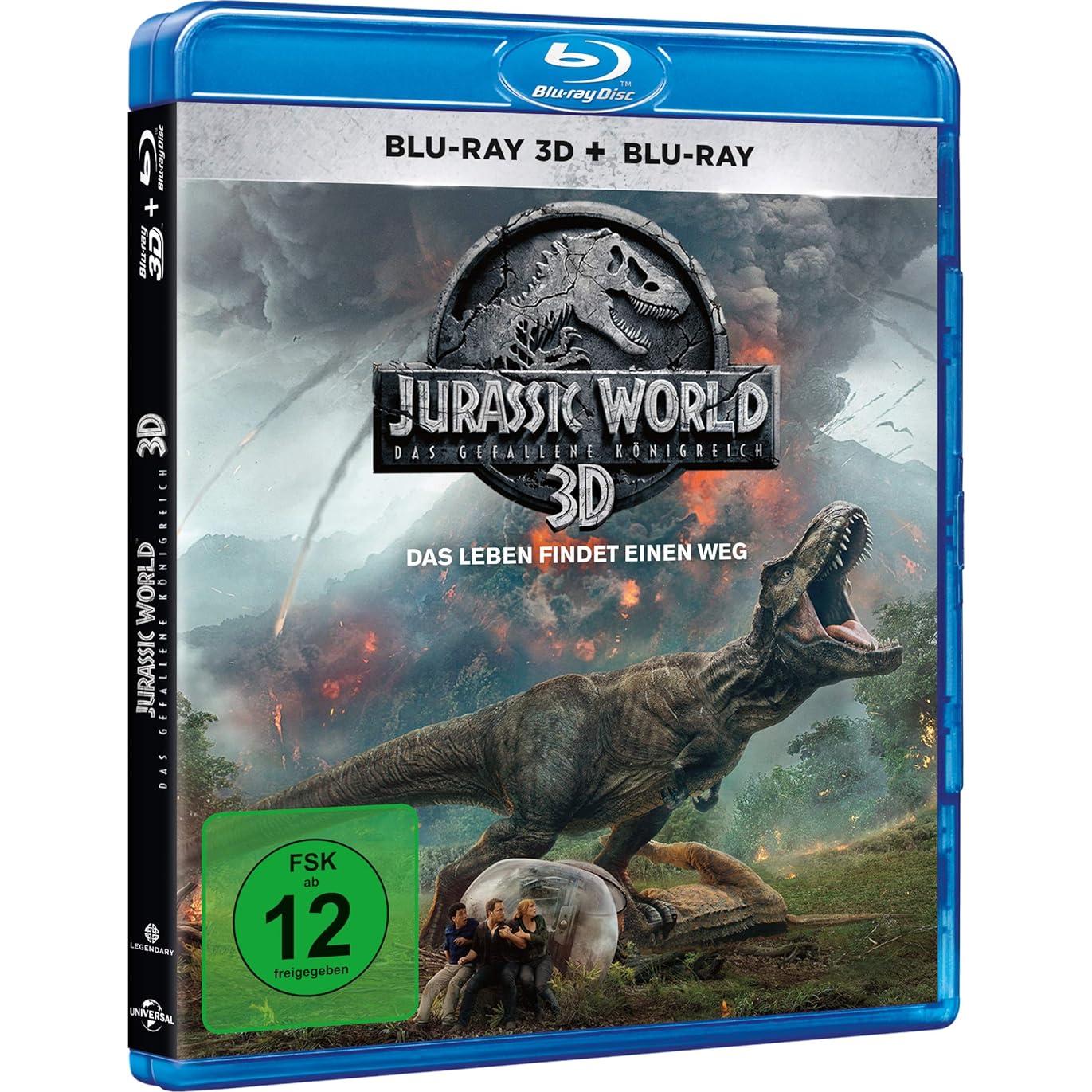 Jurassic World: El reino caído Blu-ray 3D + Blu-ray
