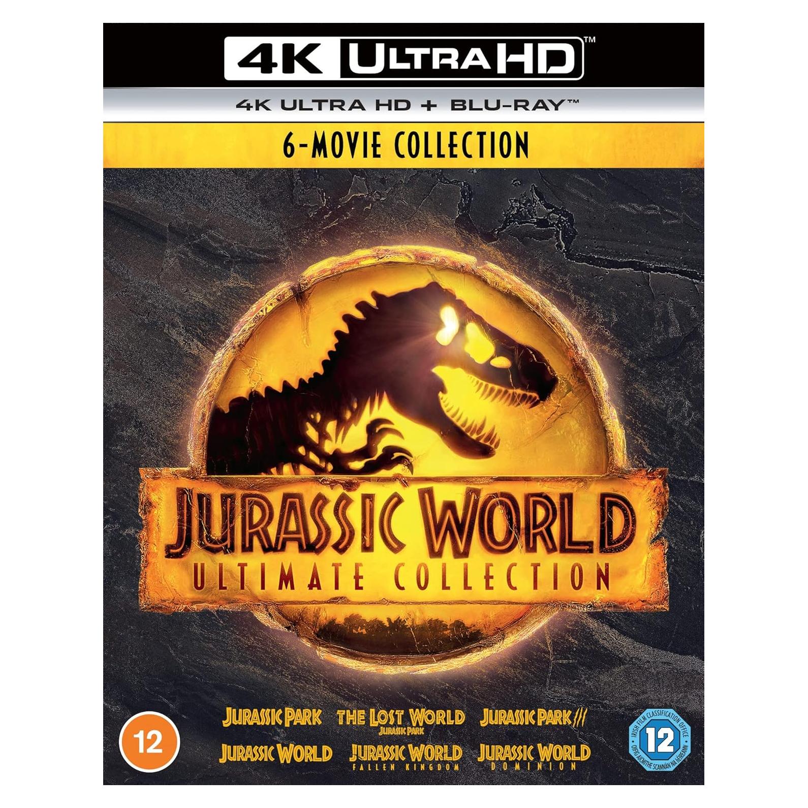 Colección Definitiva Jurassic World 6 Películas 4K Ultra HD