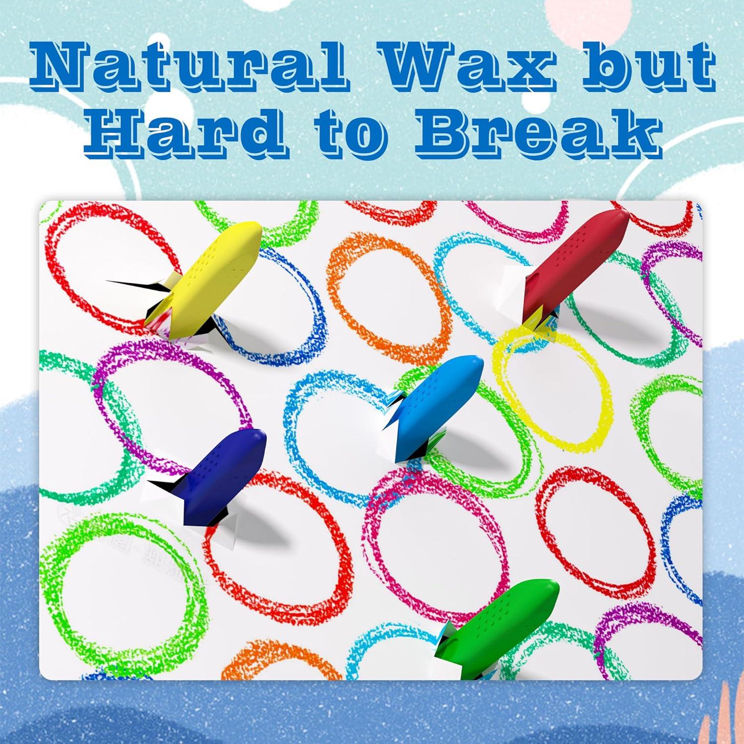 Crayones Jumbo Triangulares MASSRT 18 Colores No Tóxicos