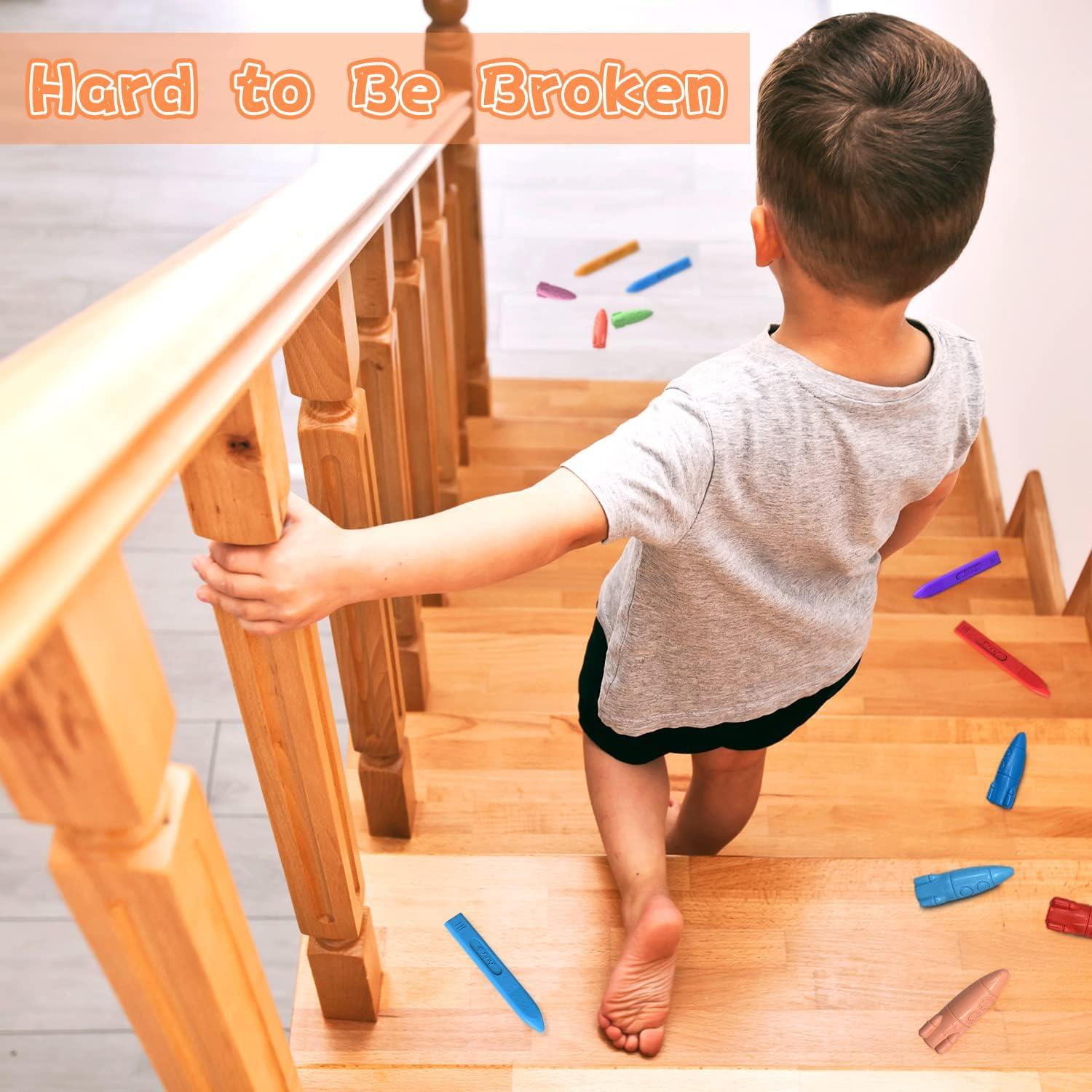 Crayones Jumbo Triangulares MASSRT 18 Colores No Tóxicos