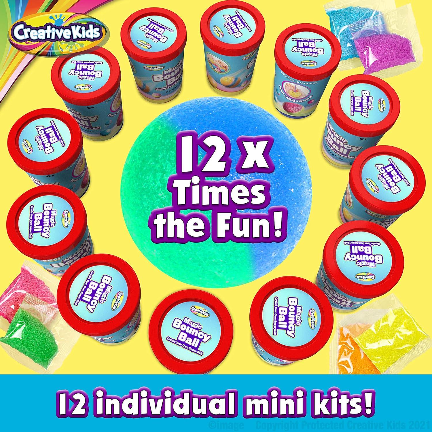 Kit de Pelotas Rebotadoras Creative Kids - 12 Paquetes DIY
