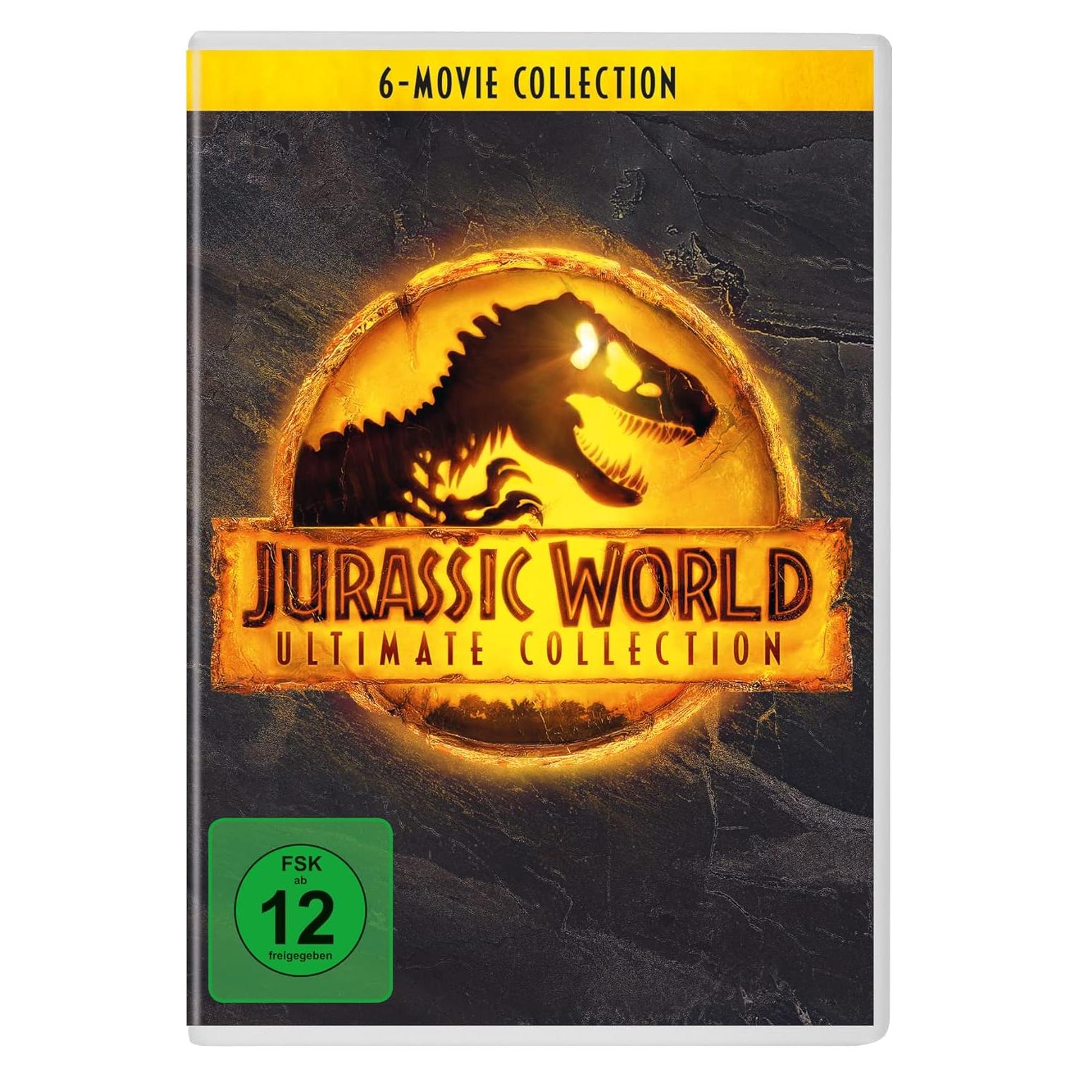 Colección Definitiva Jurassic World 6 DVDs Alemán/Inglés
