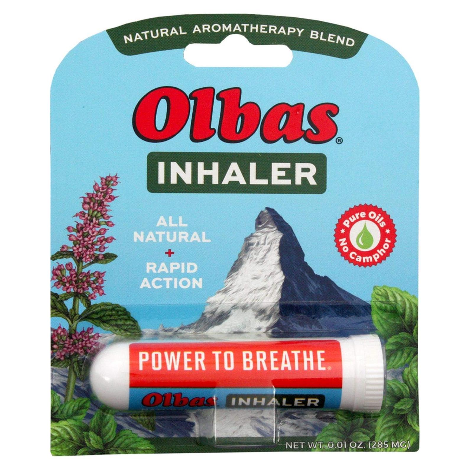 Inhalador Nasal Olbas 8.57 cm - Aceites Esenciales Naturales