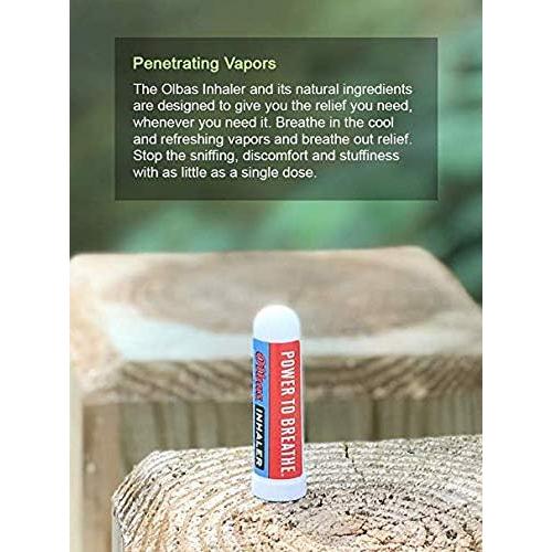 Inhalador Nasal Olbas 8.57 cm - Aceites Esenciales Naturales