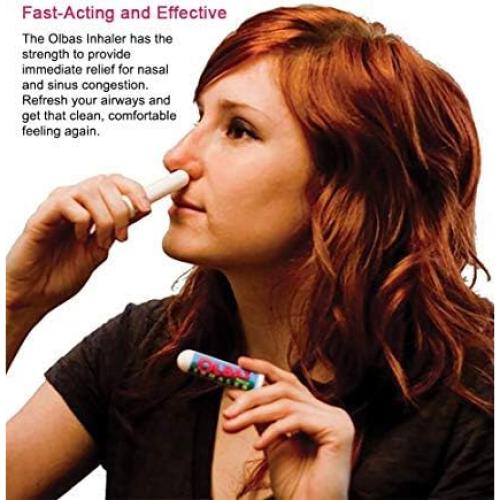 Inhalador Nasal Olbas 8.57 cm - Aceites Esenciales Naturales