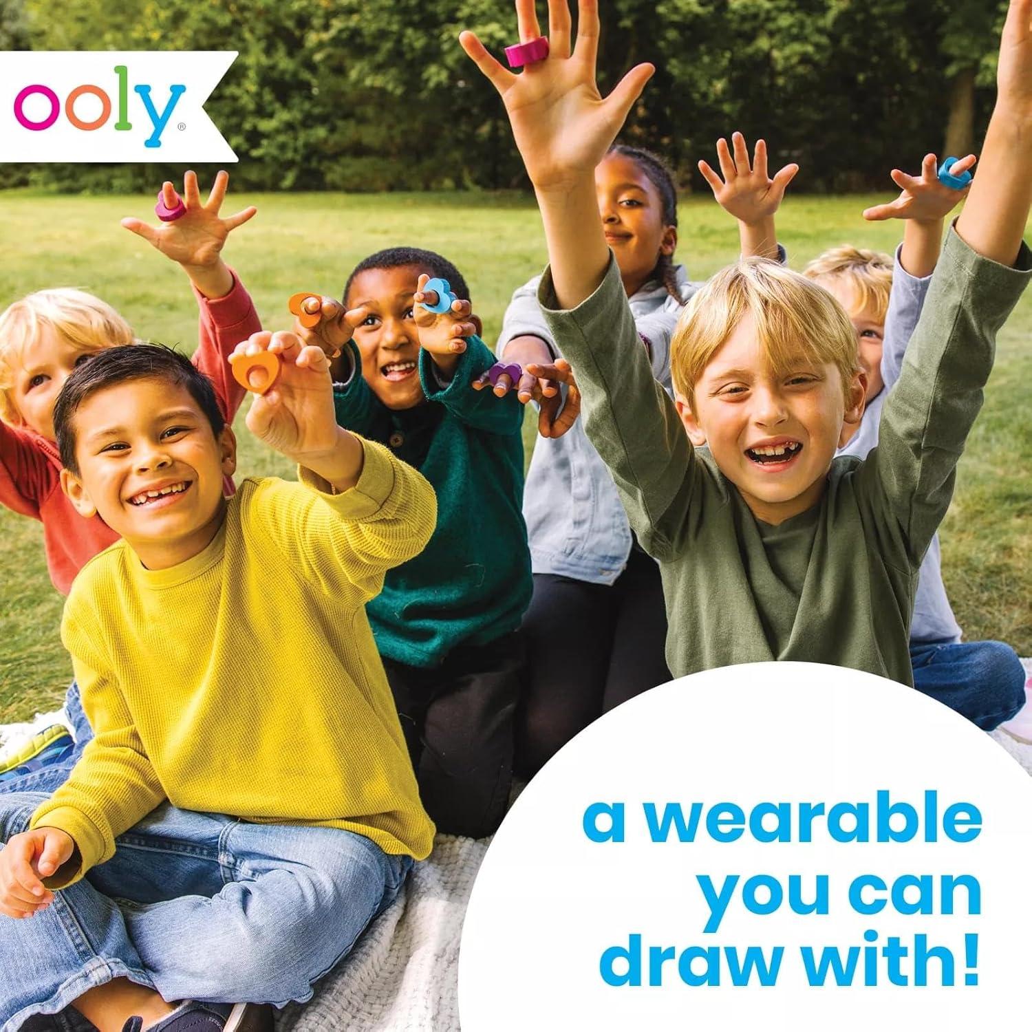 Crayones en Forma de Corazón Ooly Set de 12 No Tóxicos