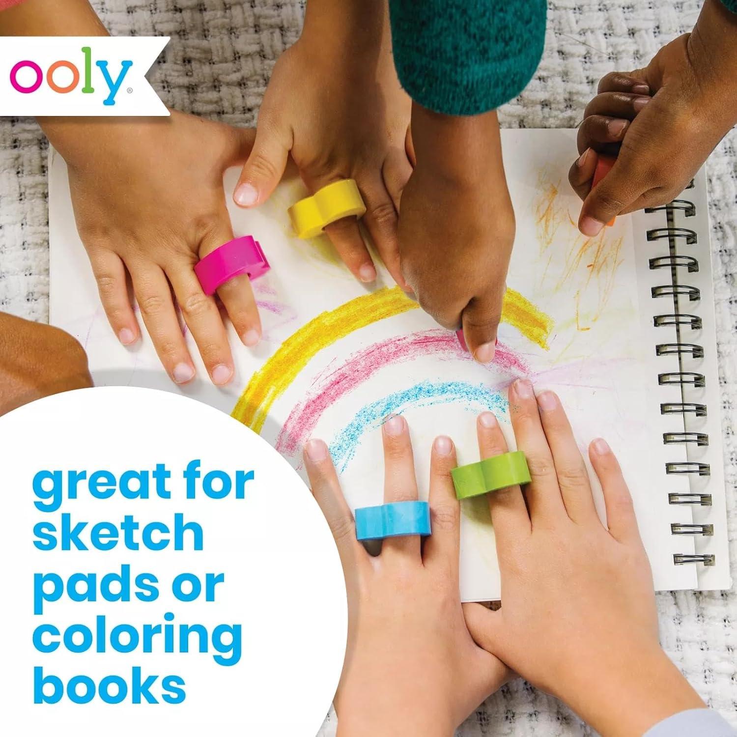 Crayones en Forma de Corazón Ooly Set de 12 No Tóxicos