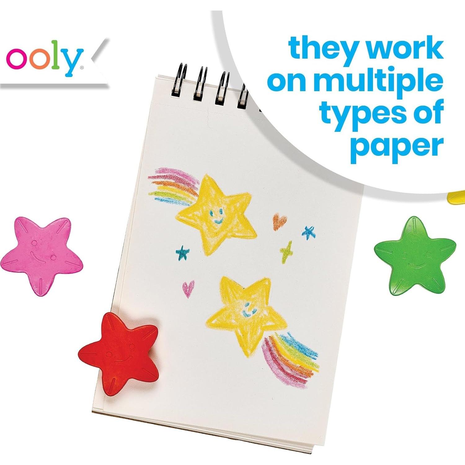 Crayones Ooly Estrellas del Mar Gruesos Multicolor Set 6